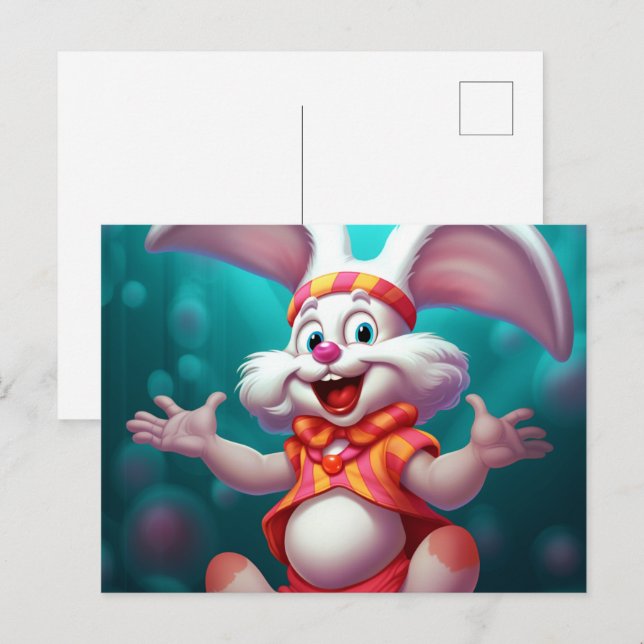 Carte Postale BéBé Lapin (Devant / Derrière)