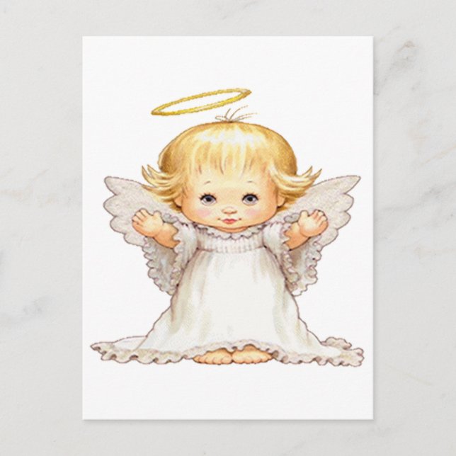 Carte Postale Bébé mignon Angel (Devant)