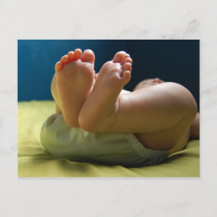 Carte Postale Bébé Pieds Rêves
