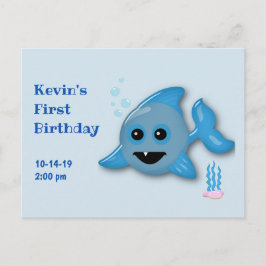Carte Postale Bébé requin