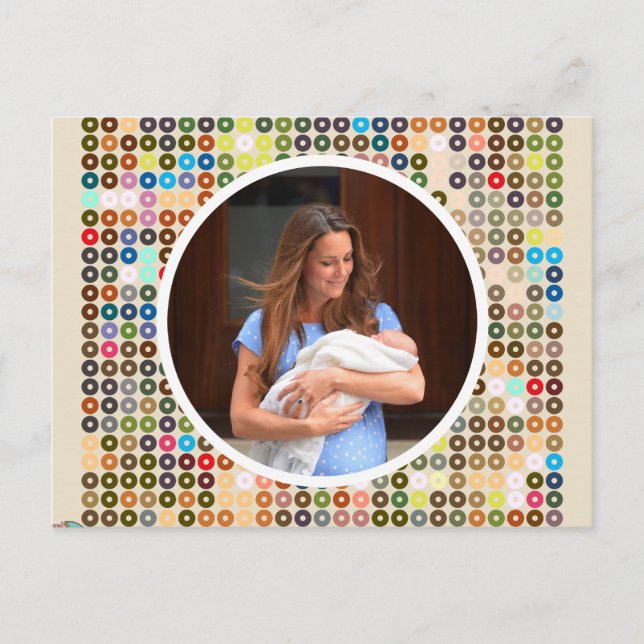 Carte Postale Bébé royal (Devant)