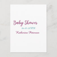 Bébé shower nom date animal oreille mignon bleu ja