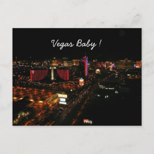 Carte Postale bébé vegas !