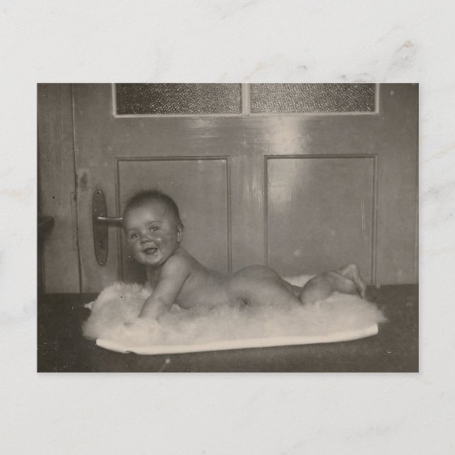 Carte Postale Bébé vintage (Devant)