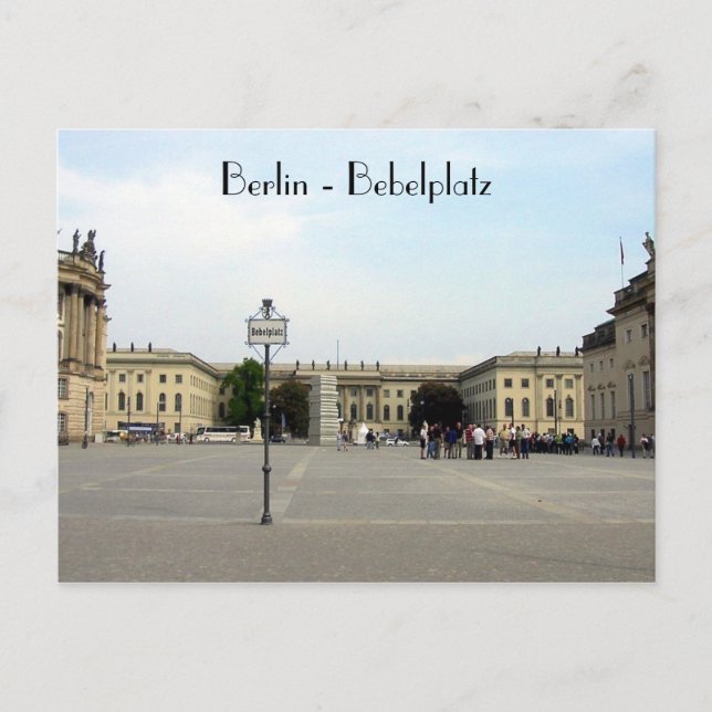 Carte postale Bebelplatz (Devant)
