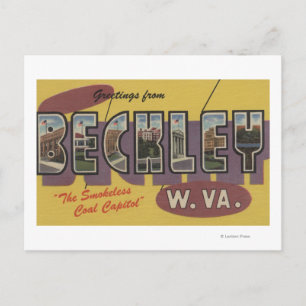 Carte Postale Beckley, Virginie-Occidentale - Grandes Scènes