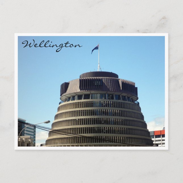 Carte Postale beehive top wellington (Devant)