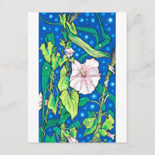 Carte Postale Beendweed Reed Fleurs sauvages d'été peinture flor