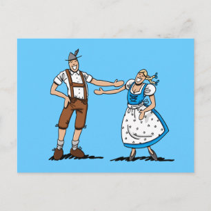 Carte postale BEER FESTIVAL Couple Love