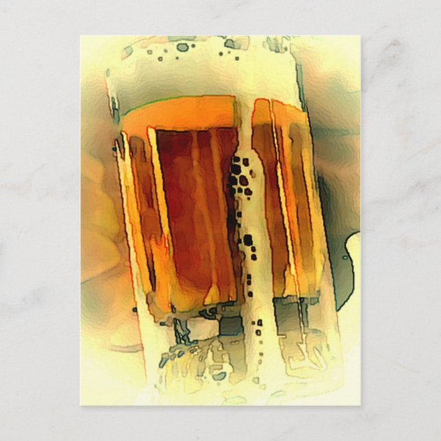 Carte Postale Beer Mug (Devant)