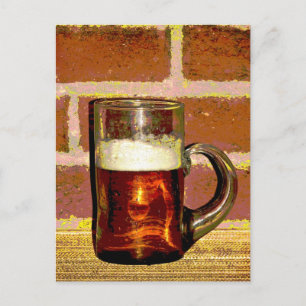 Carte Postale Beer Mug