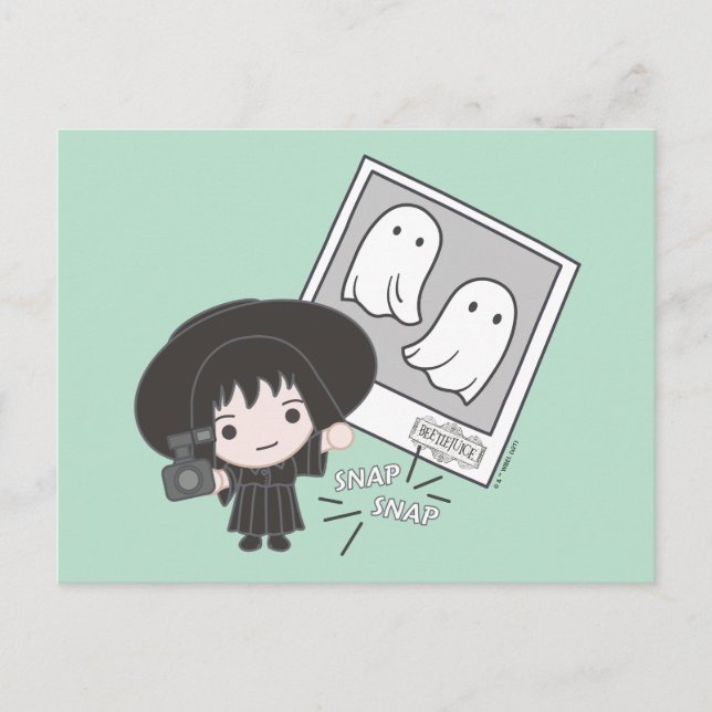 Carte Postale Beetlejus | Chibi Lydia Ghost Photography (Devant)