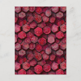 Carte Postale Beetroots à peigne