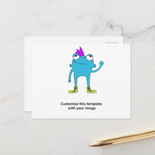 Carte postale BeFunky (Devant/Arrière en situation)