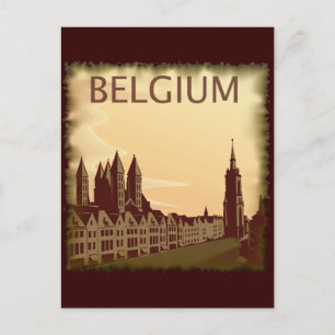 Carte Postale Belgique vintage