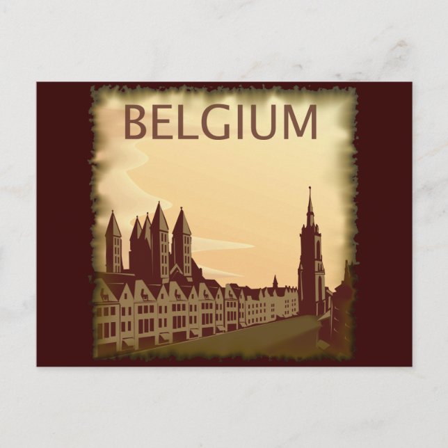 Carte Postale Belgique vintage (Devant)