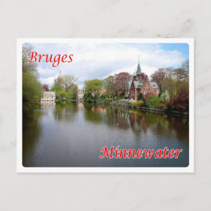 Carte Postale Belgium - Bruges - Minnewater. -