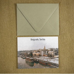 Carte Postale Belgrade Serbie Balkan Vue panoramique