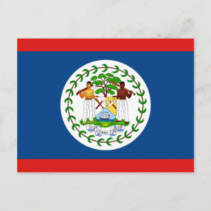 Carte postale Belize Flag