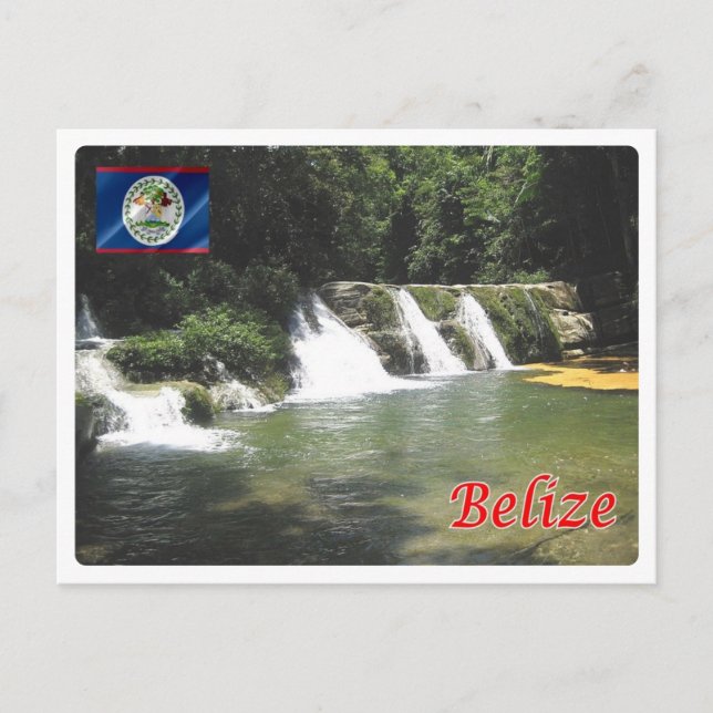 Carte Postale Belize - Tolède - San Antonio Falls - (Devant)