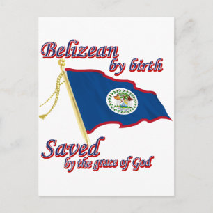 Carte Postale Bélizienne par naissance sauvée par la grâce de Di