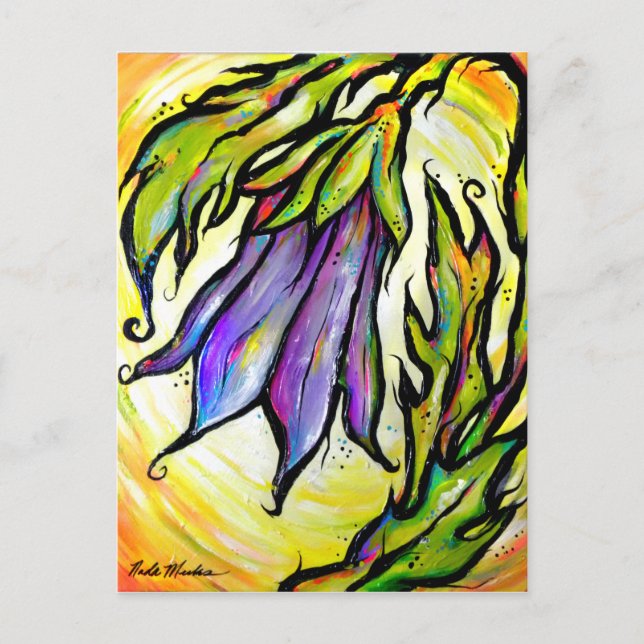 Carte Postale Bell Iridescente (Devant)