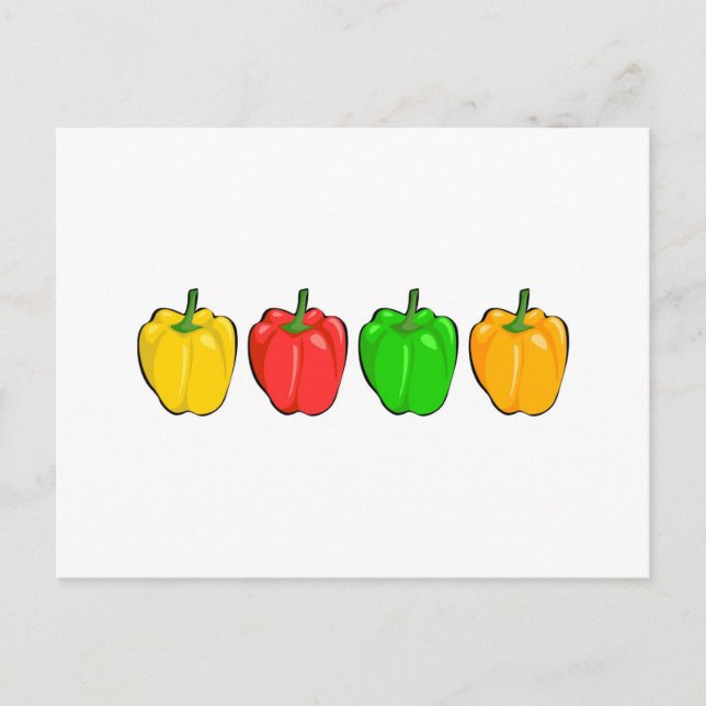 Carte Postale Bell Peppers (Devant)
