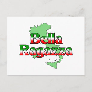 Carte Postale Bella Ragazza (Belle fille italienne)