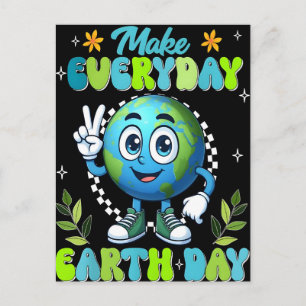 Carte Postale Belle affiche pour le Jour de la Terre 2026