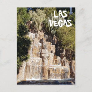 Carte Postale Belle Cascade de Casino sur le Strip de Las Vegas