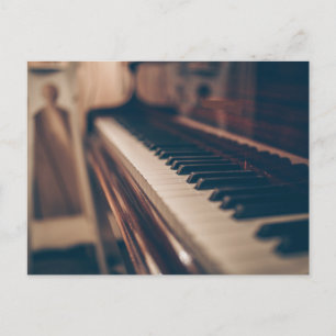 Carte Postale Belle conception de piano