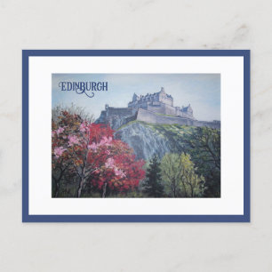 Carte Postale Belle Edimbourg Castle bonnie L'art écossais