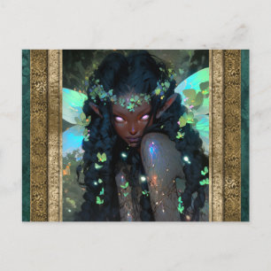 Carte Postale Belle Fairy Femme Imaginaire Art