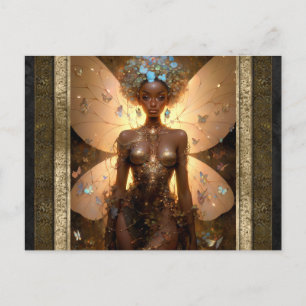 Carte Postale Belle Fairy Femme Imaginaire Art