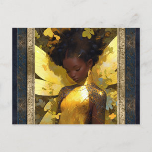 Carte Postale Belle Fairy Femme Imaginaire Art