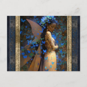 Carte Postale Belle Fairy Femme Imaginaire Art