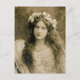 Carte Postale Belle fille Vintage