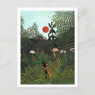 Carte Postale Belle Forêt Vierge d'Henri Rousseau