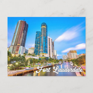 Carte Postale Belle Fort Lauderdale, Floride, États-Unis