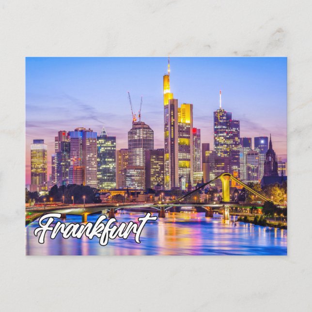 Carte Postale Belle Francfort, Allemagne (Devant)