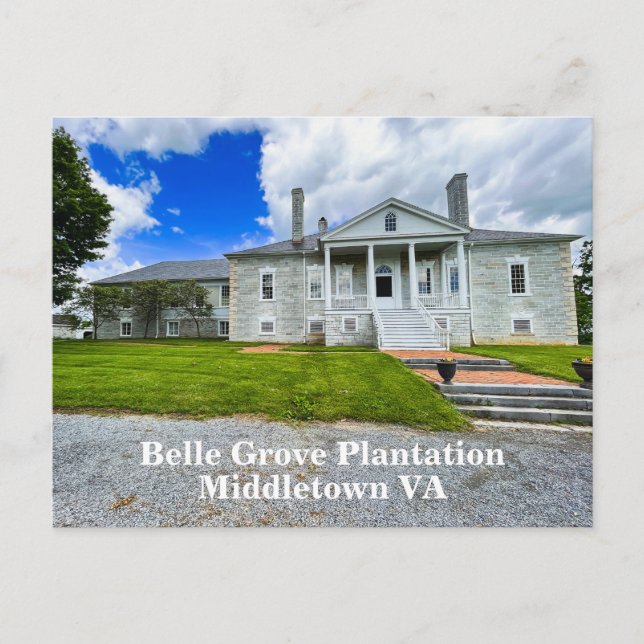 Carte Postale Belle Grove Plantation Middletown VA (Devant)