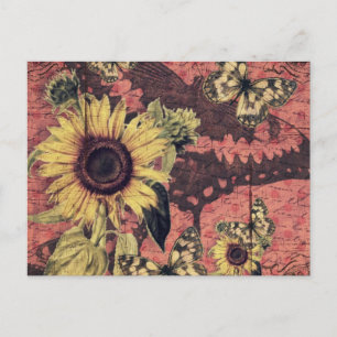 Carte Postale Belle impression d'art Vintage