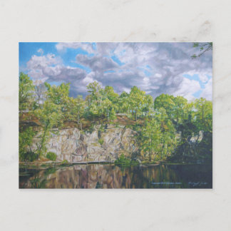 Carte Postale Belle Island Quarry Pond