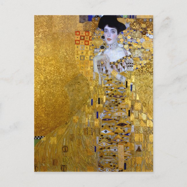 Carte Postale Belle La Femme en Or Gustav Klimt (Devant)