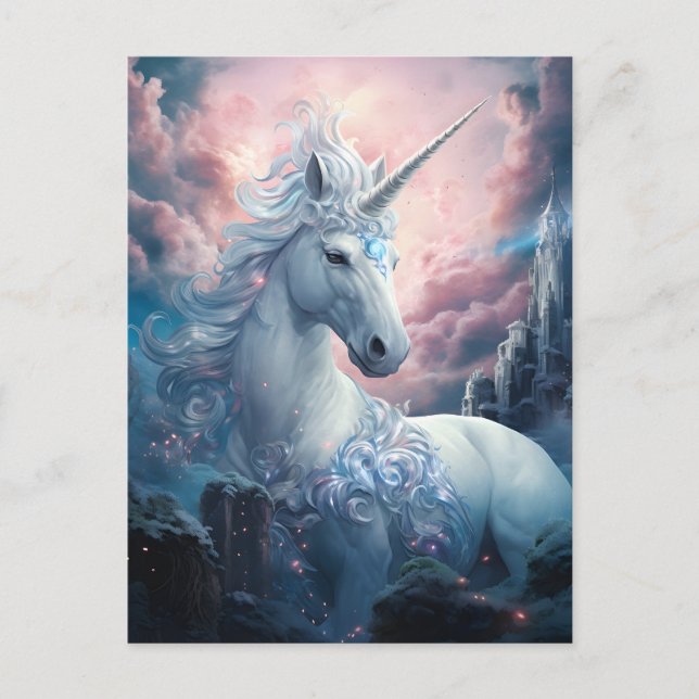 Carte Postale Belle licorne (Devant)