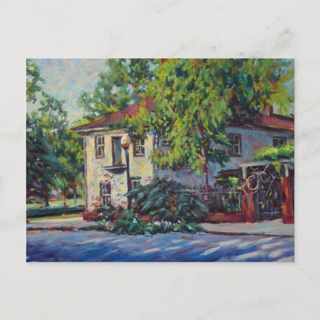 Carte Postale Belle maison historique à New Harmony Indiana (Devant)