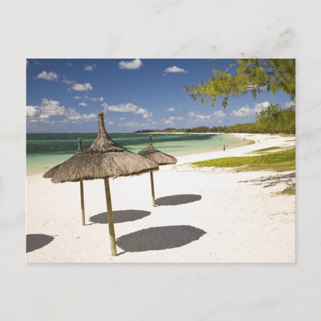 Carte Postale Belle Mare Public Beach, Sud-Est de l'Ile Maurice, (Devant)