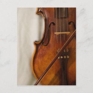 Carte Postale Belle musique—Violon