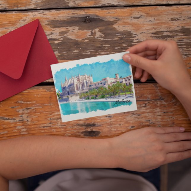 Carte Postale Belle Palma de Mallorca Espagne Baléares (mallorca panorama view Postcard)