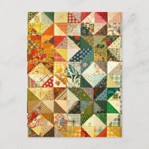 Carte Postale Belle Patchwork